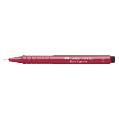 Cienkopis Faber-Castell Ecco Pigment, 0.3mm, czerwony - 2